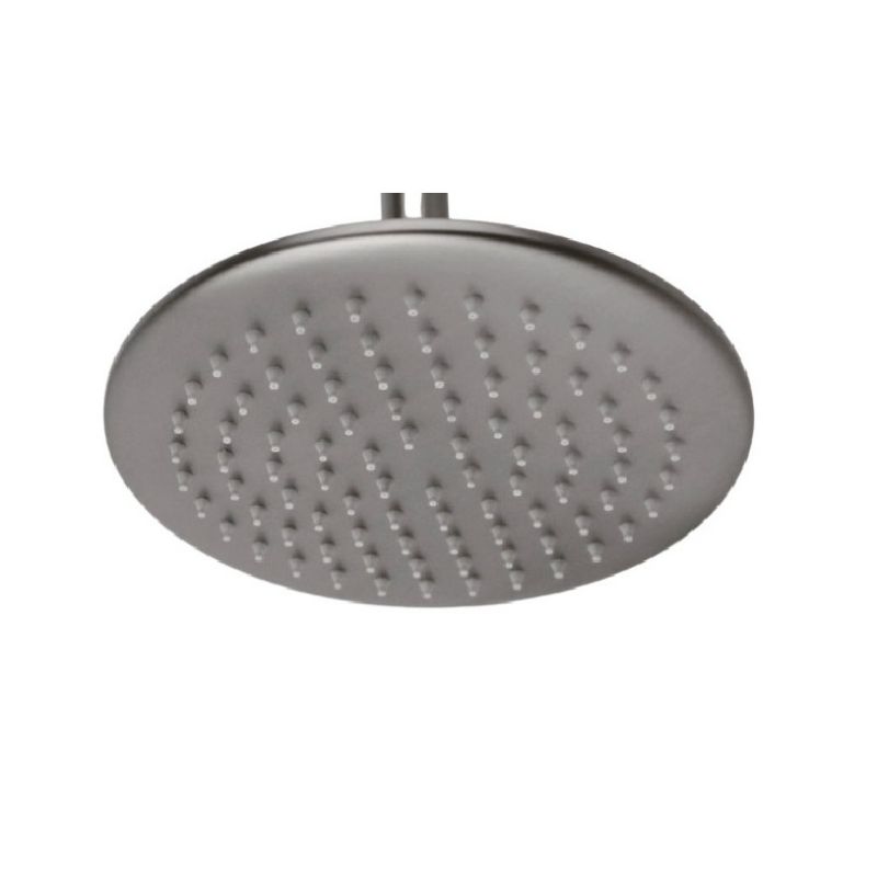ECT DOCCIA 200mm Brass Shower Head Gun Metal - SH F0801GM