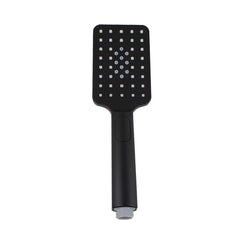 Esperia Square 3 Functions Matte Black Hand Shower Spray - hs8s.02