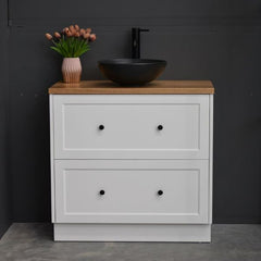 Lily 900mmHampton Shaker Style Freestanding Bathroom Vanity