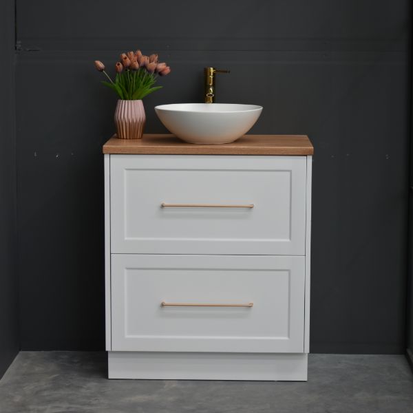 Lily 750mmHampton Shaker Style Freestanding Bathroom Vanity