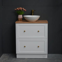 Lily 750mmHampton Shaker Style Freestanding Bathroom Vanity