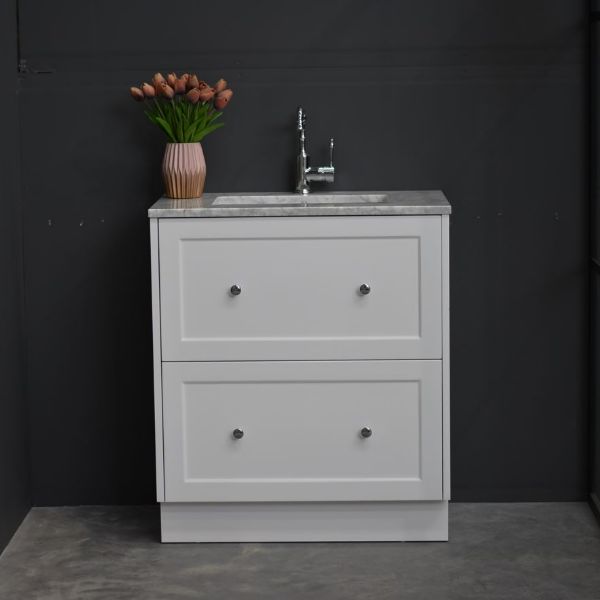 Lily 750mmHampton Shaker Style Freestanding Bathroom Vanity