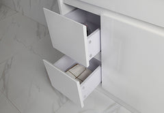 MAYA 750mm Slimline Wall Hung Vanity - Cabinet Only