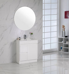 MAYA 750mm Slimline Freestanding Vanity - Cabinet Only
