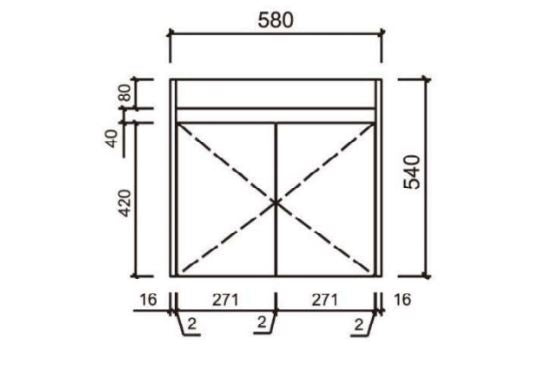 YORK 600 Wall Hung Timber Look Powder Room Slim Vanity