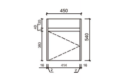 REVIT WALL HUNG Powder room Vanity