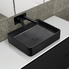 Luciana Above Counter Basin, Matte Black