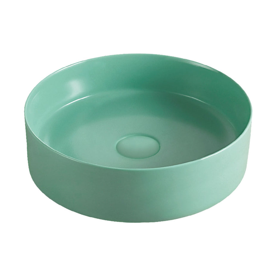 Reba Matte Green Above Counter Basin