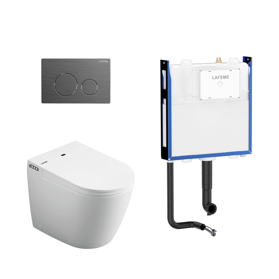 AULIC Crawford Rimless Smart Toilet with Flush Plate