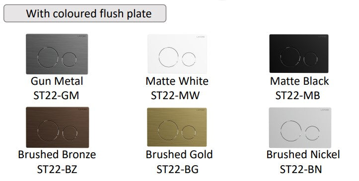 AULIC Sesto Wall Hung Rimless Smart Toilet with flush plate