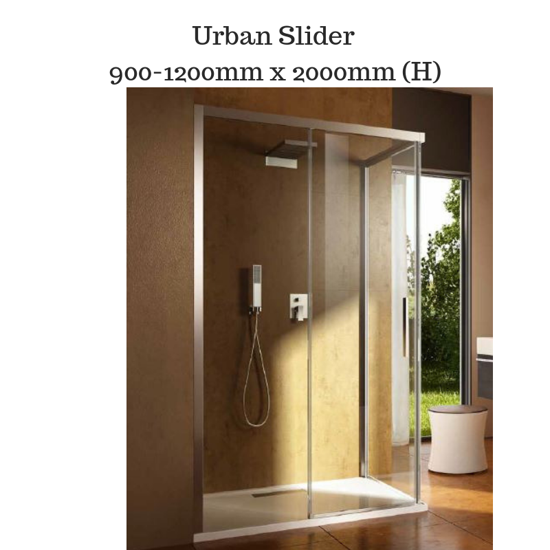 Shower Screen with Sliding door - Urban Slider
