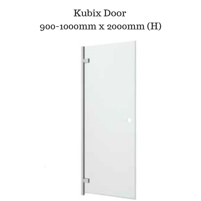 Framed Shower Screen with Pivot door - Kubix Door
