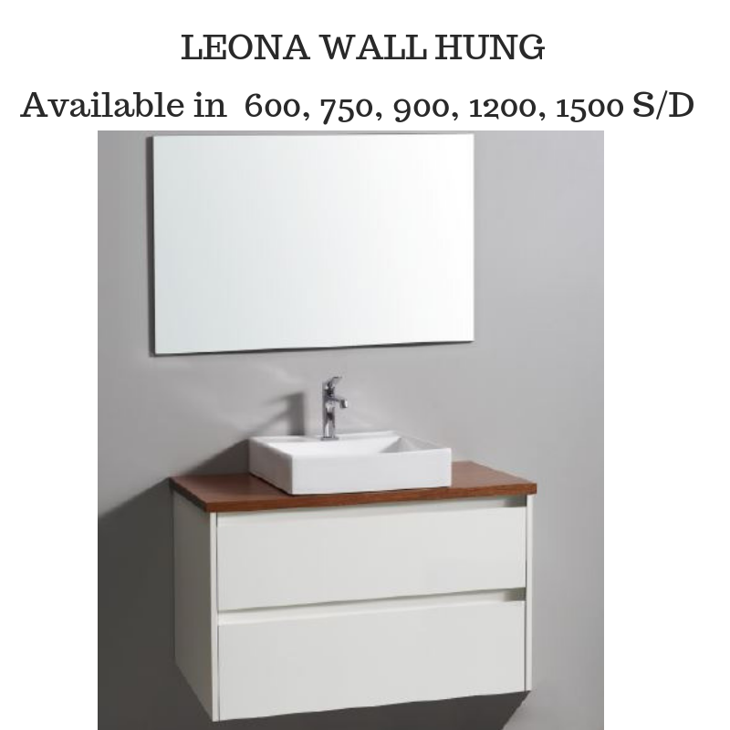 Leona 600mm Wall Hung Bathroom Vanity