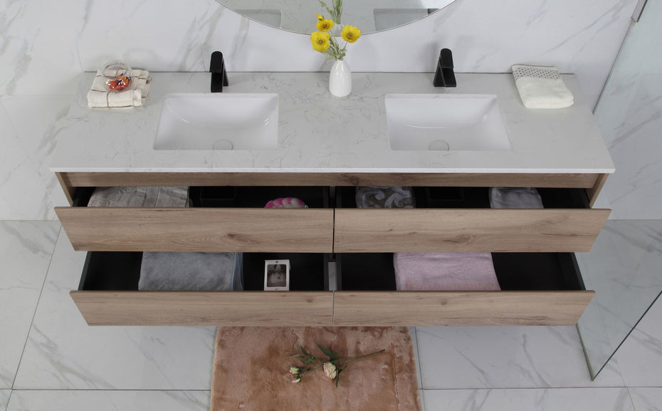 MAX 1500mm Timber Look Wall Hung Vanity