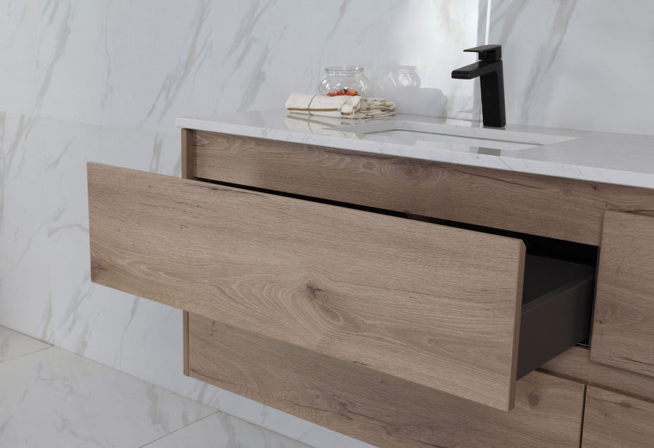 MAX 1500mm Timber Look Wall Hung Vanity