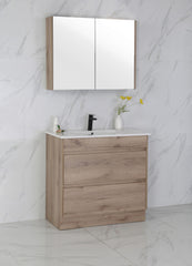 MAX 900mm Timber Look Freestanding Vanity