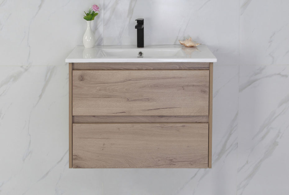 MAX 750mm Timber Look Wall Hung Vanity