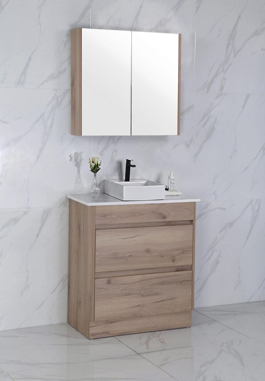 MAX 750mm Timber Look Freestanding Vanity