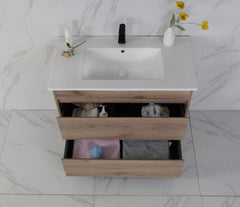 MAX 900mm Timber Look Freestanding Vanity