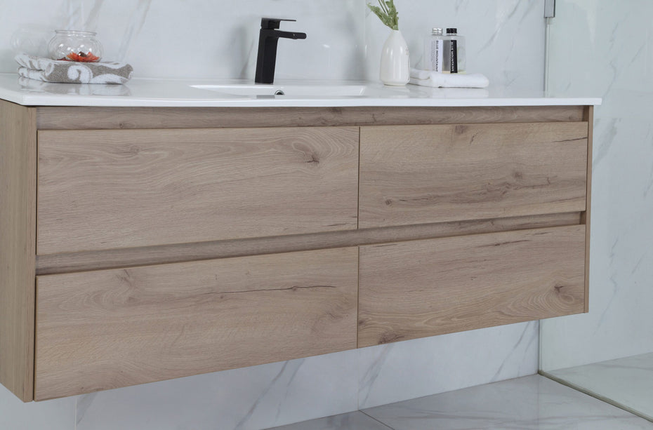 MAX 1200mm Timber Look Wall Hung Vanity