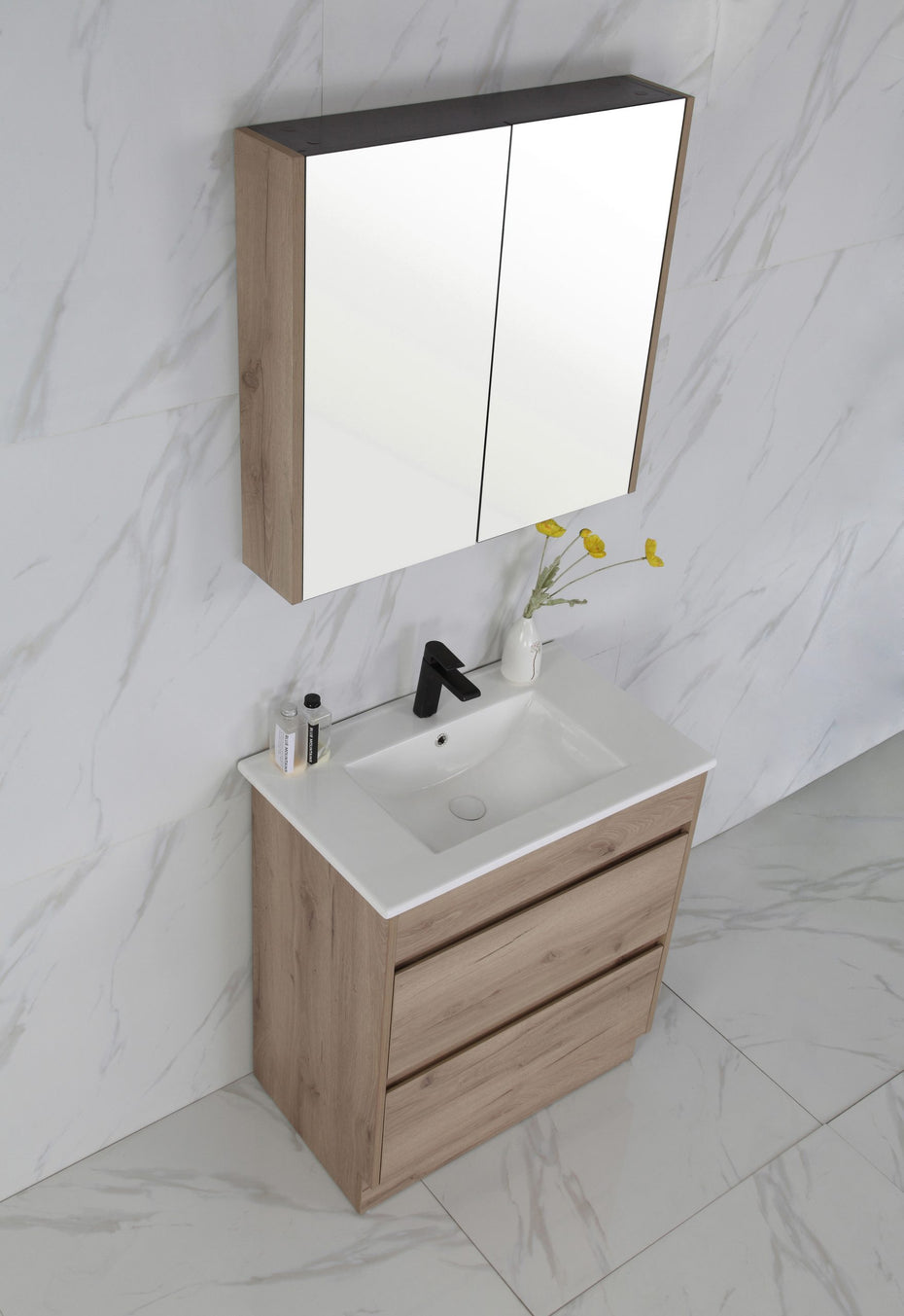 MAX 750mm Timber Look Freestanding Vanity