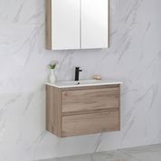 MAX 750mm Timber Look Wall Hung Vanity