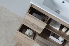 Grace 750mm Freestanding Timber look Bathroom Vanity