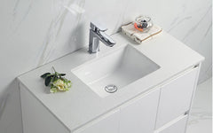 Alice 1200mm Finger Pull Freestanding Bathroom Vanity - Cabinet Only