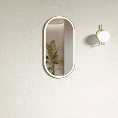 Brighton Framed Oval LED Tuffi Mirror 900x450mm MF9045BT