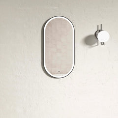 Brighton Framed Oval LED Tuffi Mirror 900x450mm MF9045BT
