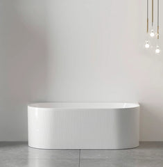 NOOSA BACK TO WALL / CORNER BATH 1700mm Gloss White