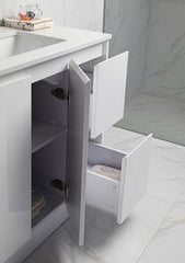 Alice 1200mm Finger Pull Freestanding Bathroom Vanity - Cabinet Only