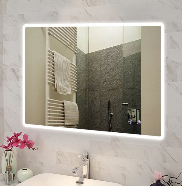 Rectangular Range Front Lit Soft Curve Edge - 600x750mm, 900x750mm and 1200x800mm