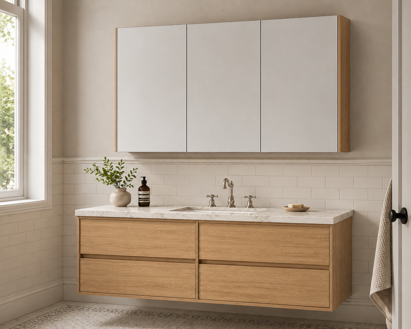 EVA Shaving Cabinet with Side panels