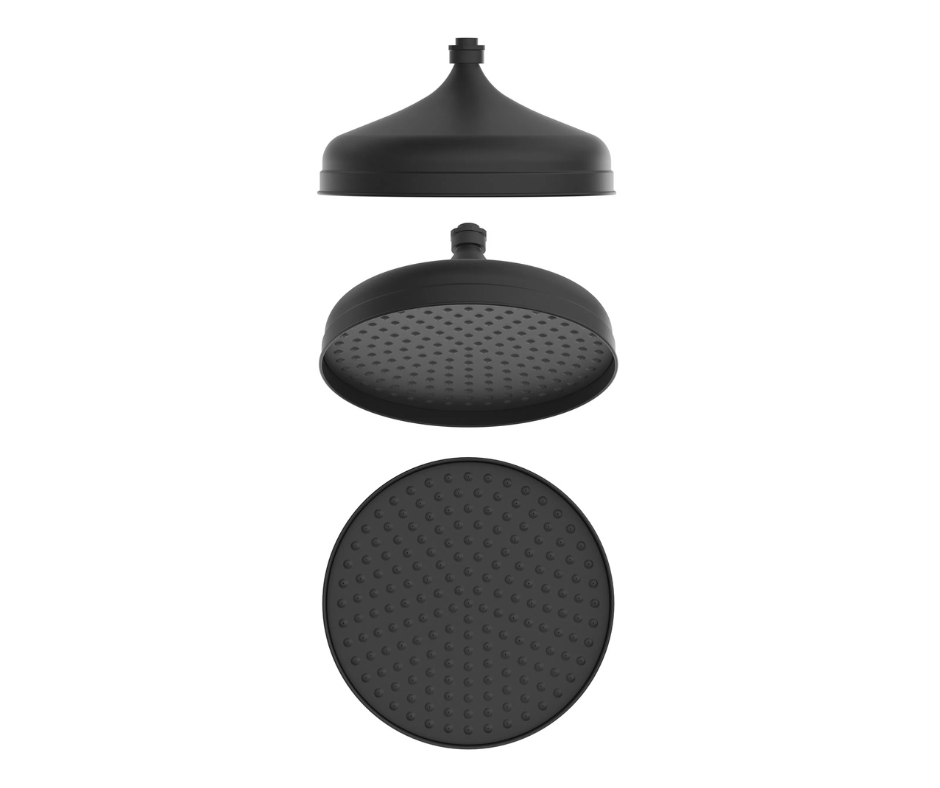 Mica Heritage Shower Head 305mm – Multiple Colours