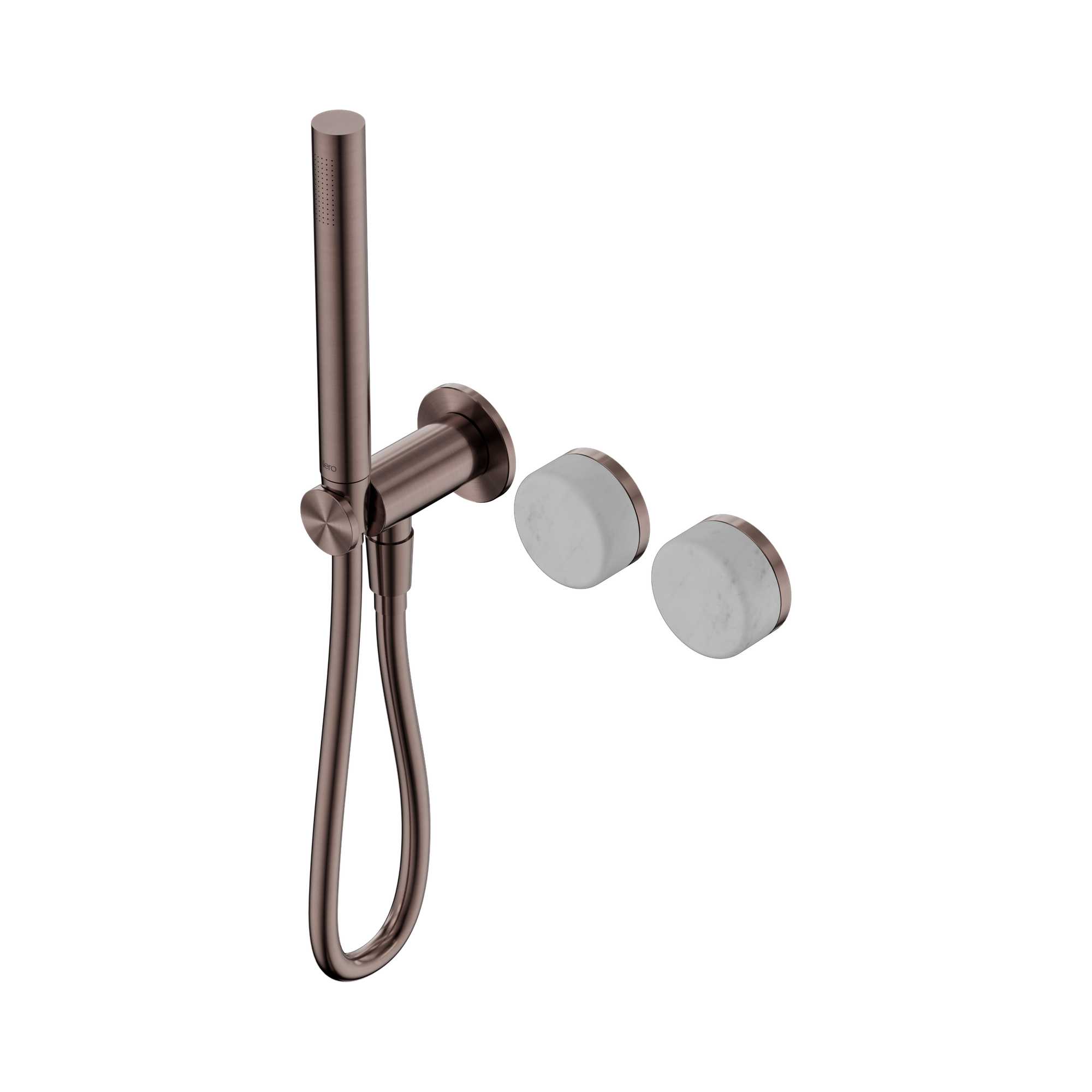 Serenity Progressive Shower System With Carrara Handle And Slim Shower Chrome