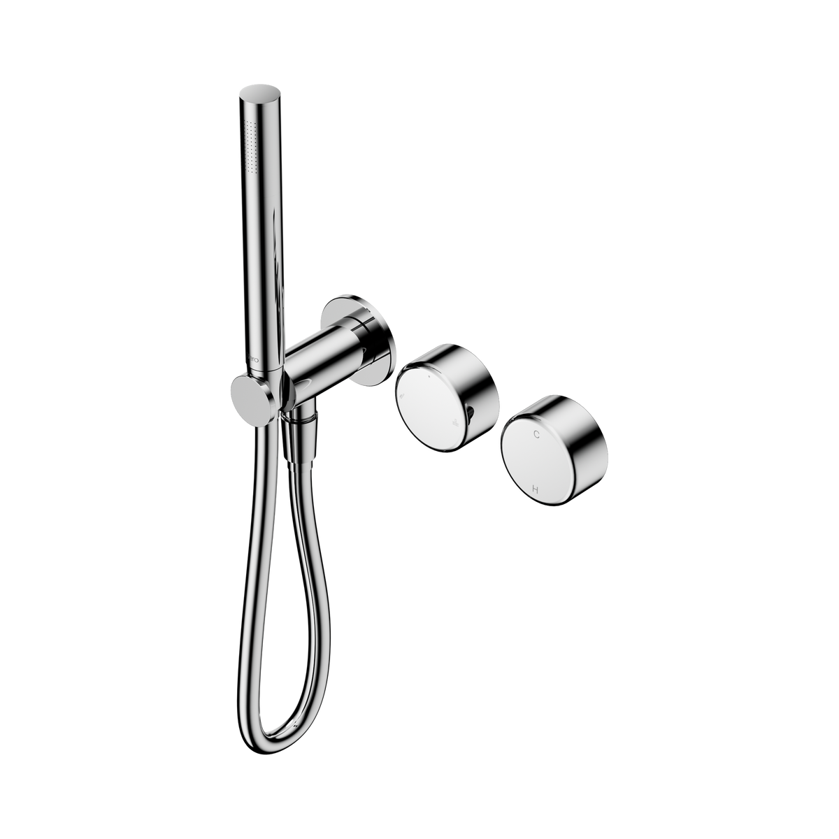 Serenity Progressive Shower System With Metal Handle And Slim Shower