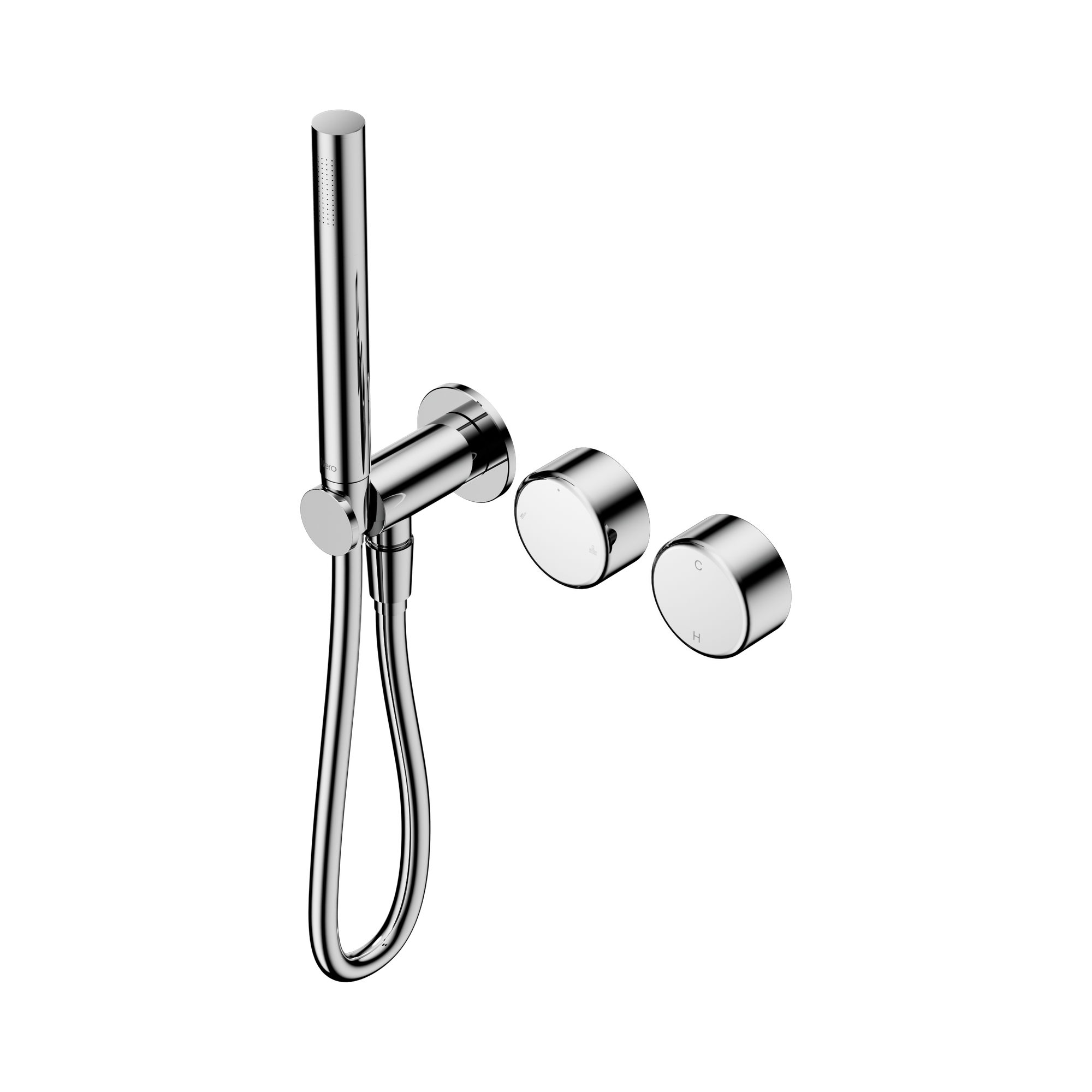Serenity Progressive Shower System With Metal Handle And Slim Shower