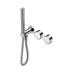 Serenity Progressive Shower System With Metal Handle And Slim Shower