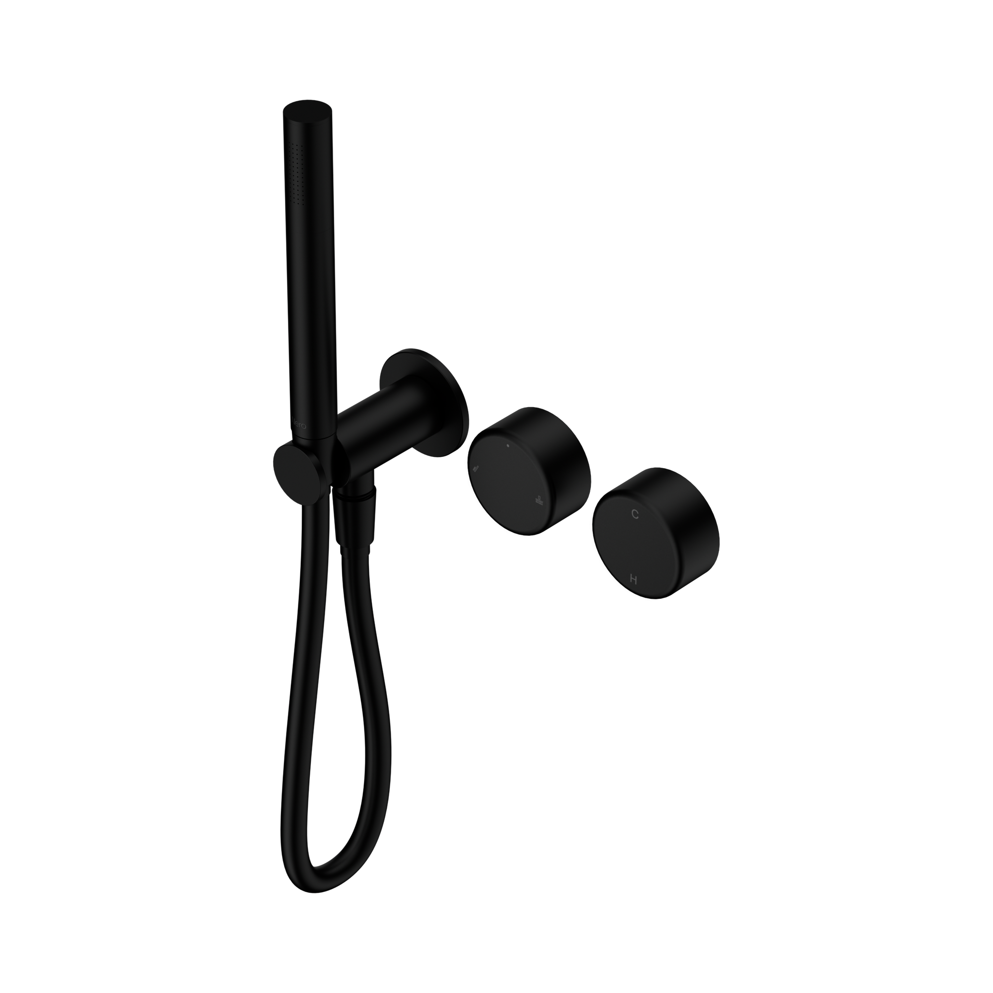 Serenity Progressive Shower System With Metal Handle And Slim Shower