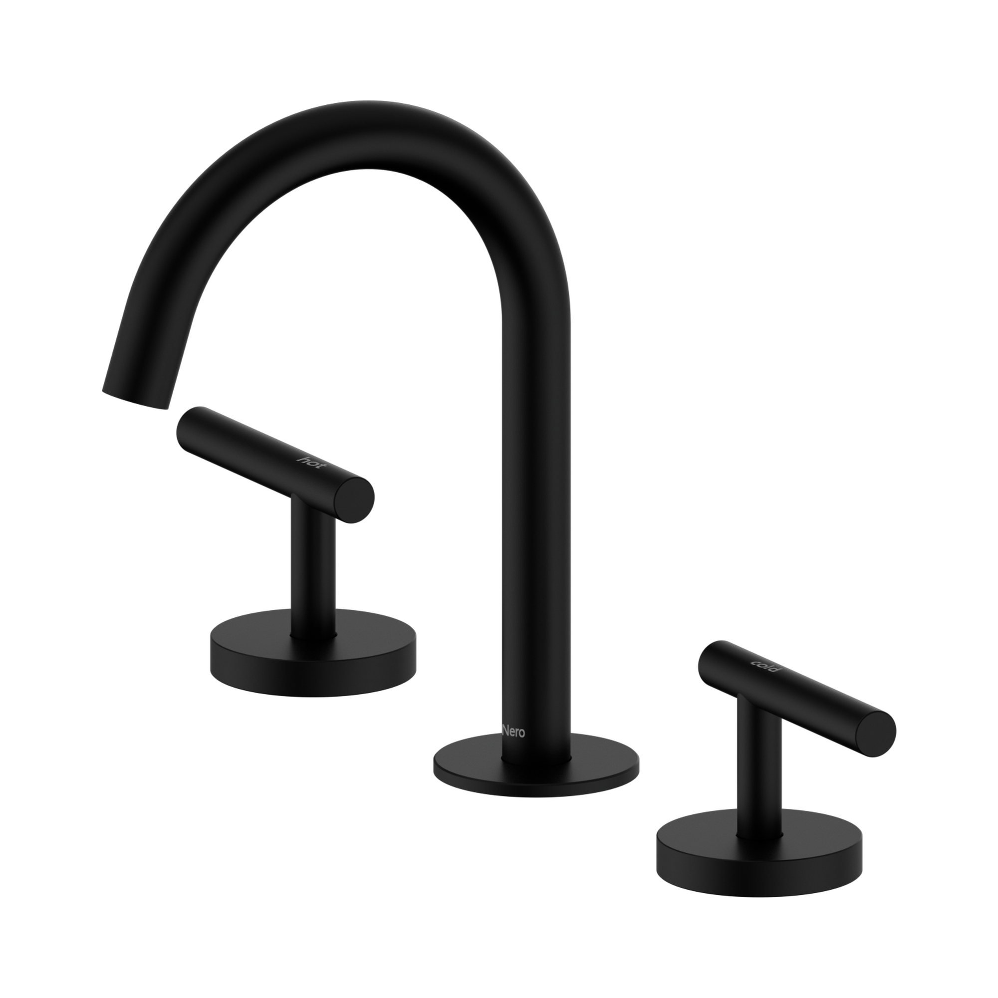 Mecca Lever Basin Set Arc Spout