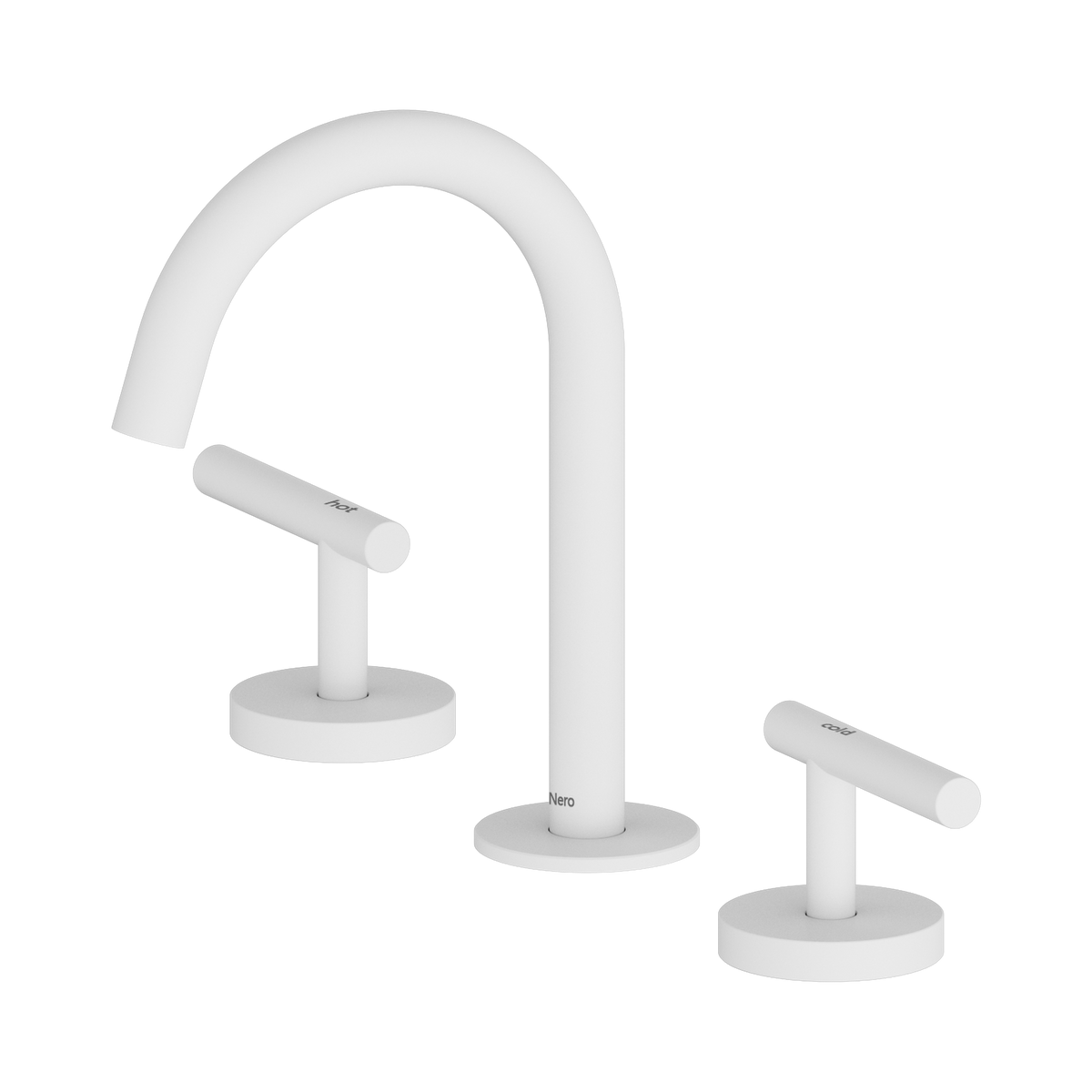 Mecca Lever Basin Set Arc Spout