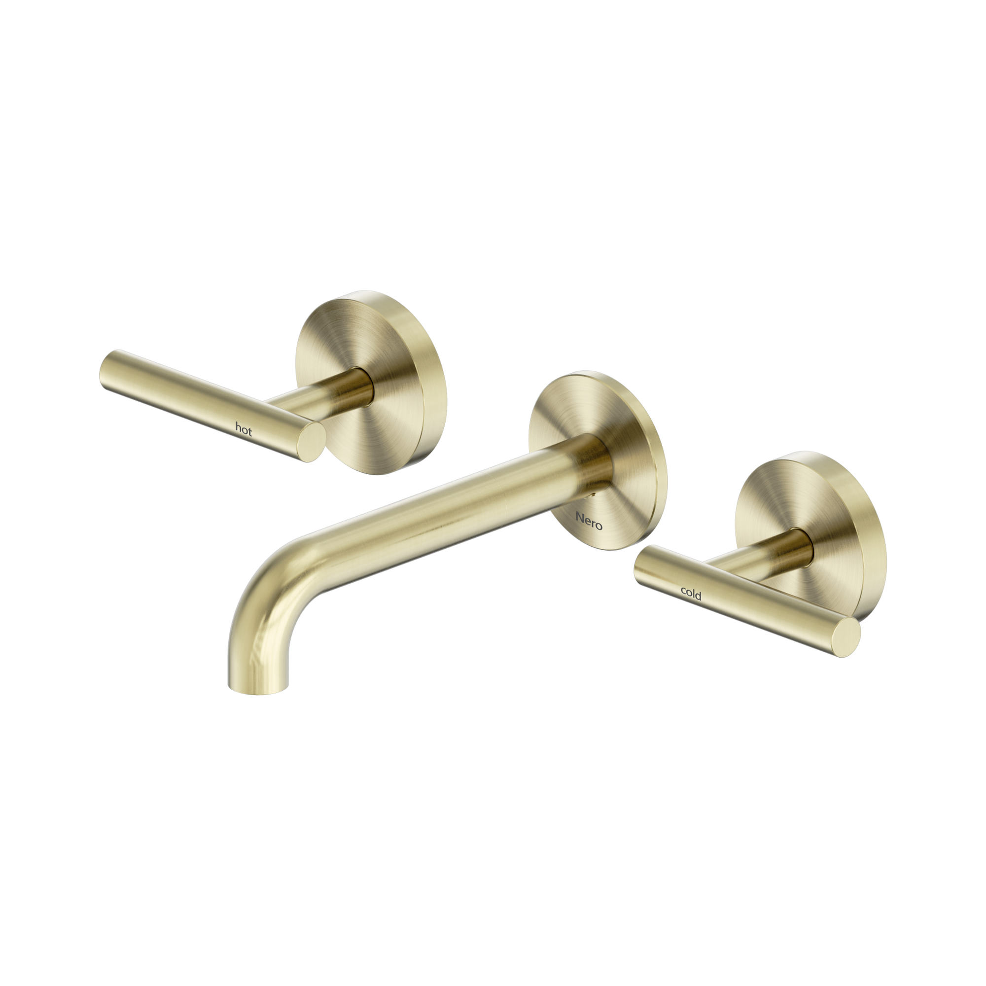 Mecca Lever Wall Basin/Bath Set 160mm Spout