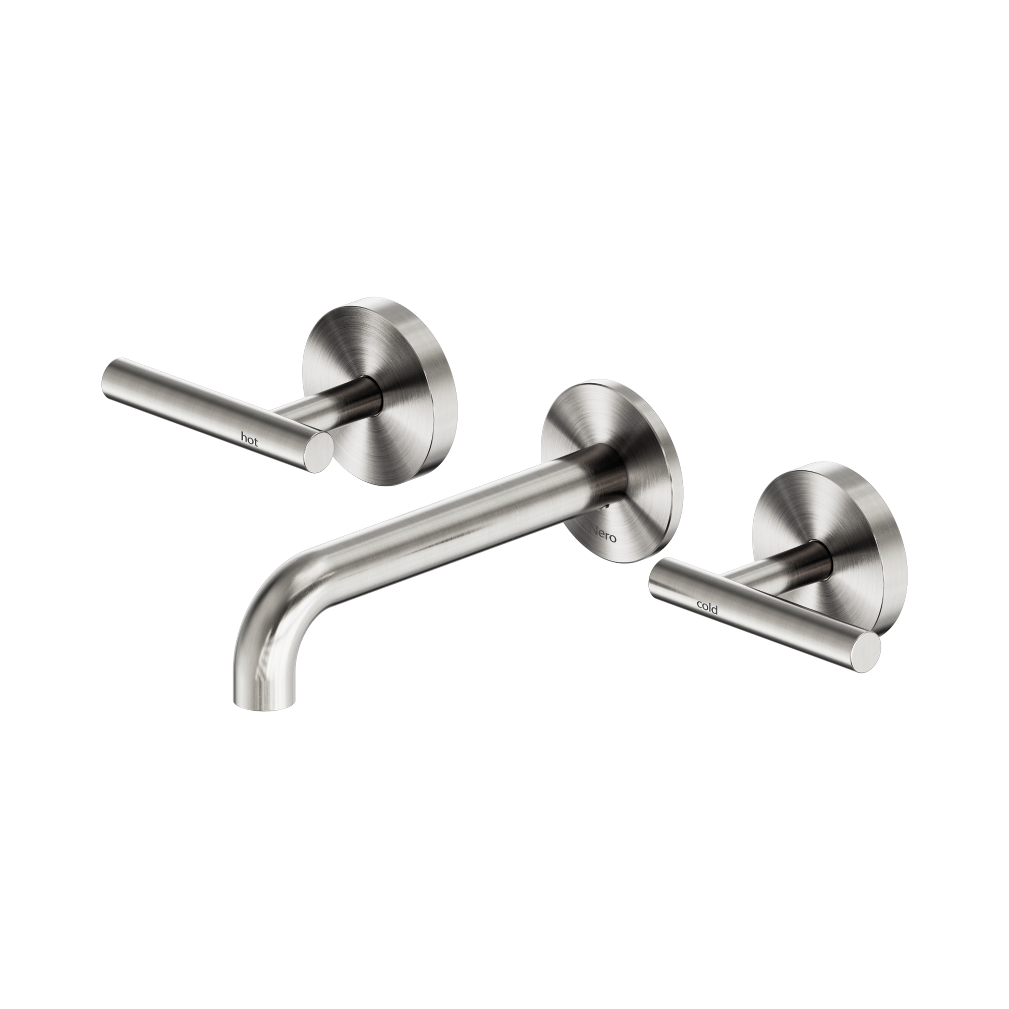 Mecca Lever Wall Basin/Bath Set 160mm Spout