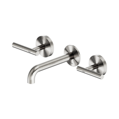 Mecca Lever Wall Basin/Bath Set 160mm Spout