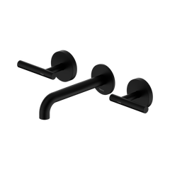 Mecca Lever Wall Basin/Bath Set 160mm Spout
