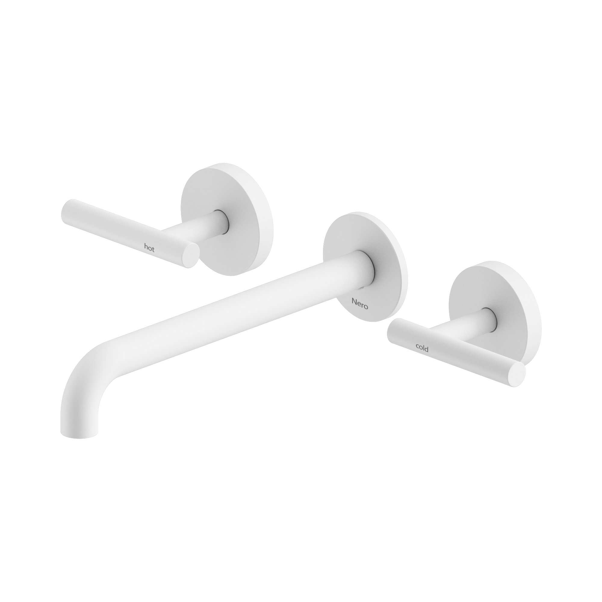 Mecca Lever Wall Basin/Bath Set 220mm Spout