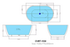 Olivia Freestanding Bath - 1400,1500 and 1700mm