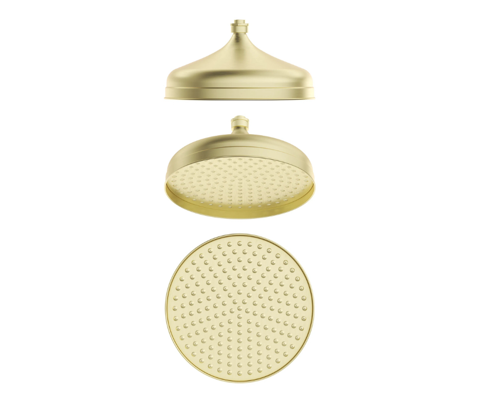 Mica Heritage Shower Head 305mm – Multiple Colours