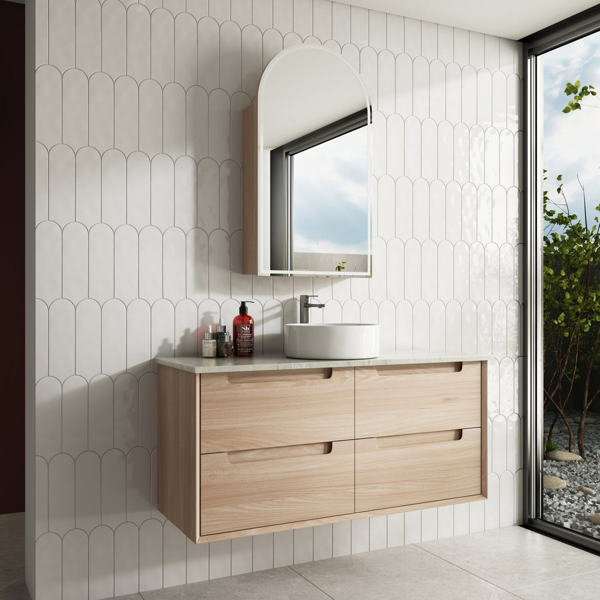 Ainsley Wall Hung Vanity 1500mm Single Basin